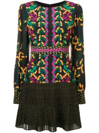 Saloni printed mini dress printed mini dress at Farfetch